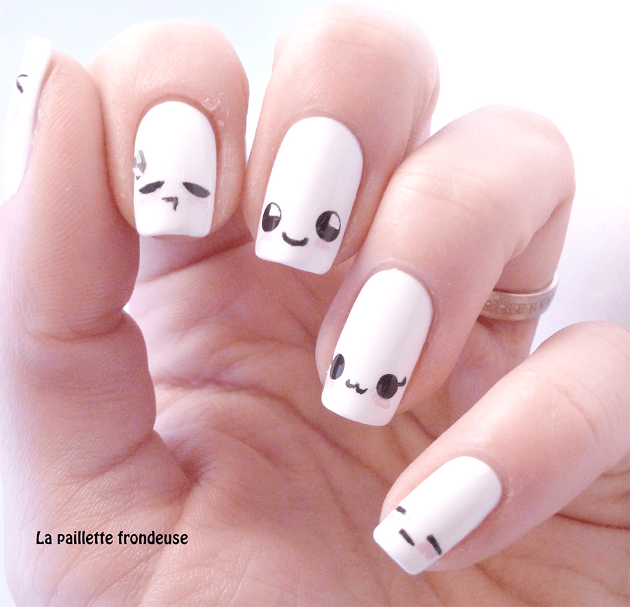 66 Face Emoji Nail Decals A1264 - Etsy