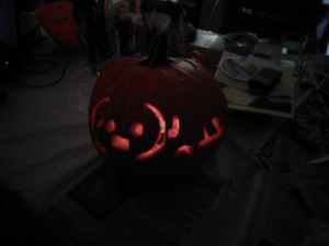 Japanese Emoticon Pumpkin