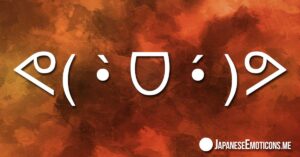Flexing Japanese Emoticons