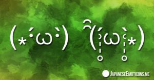Japanese Emoticon Friends