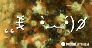 Mustache Japanese Emoticons