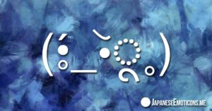 Sad Japanese Emoticons