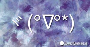 Waving Japanese Emoticons