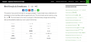 Hexascii's Birds page