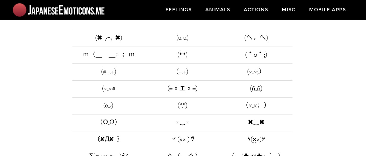 Dead Emoticons