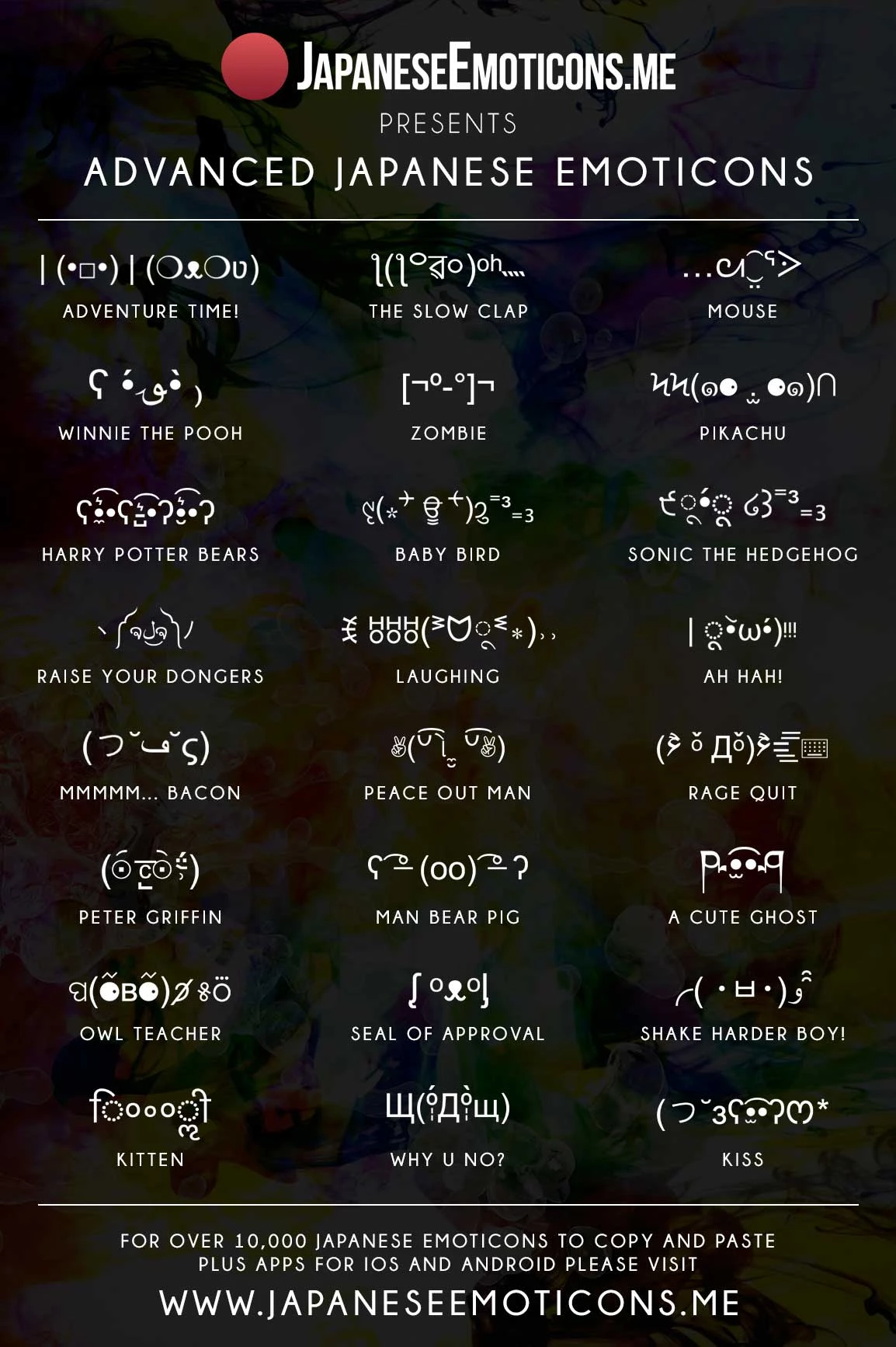 Advanced Japanese Emoticons