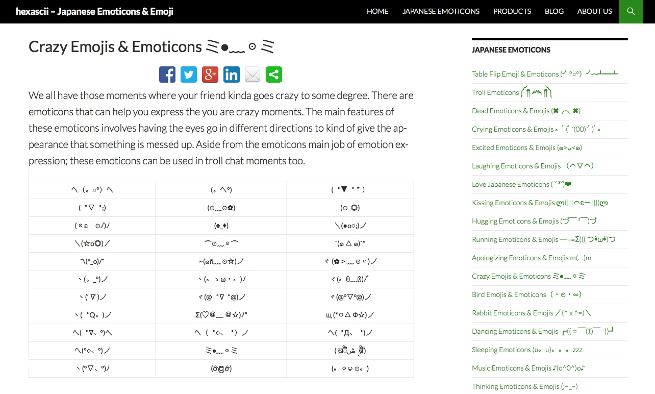 Hexascii's Crazy Page